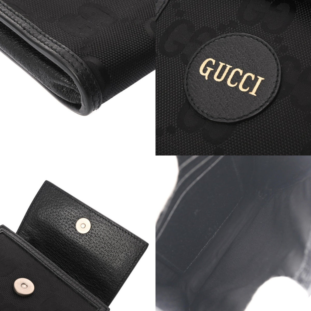 Gucci Black Leather Nylon Shoulder Bag (Pre-Owned)