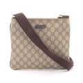 Gucci Beige Brown Pvc Leather Handbag Shoulder Bag (Pre-Owned)