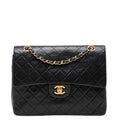 Chanel Black Leather Shoulder Bag