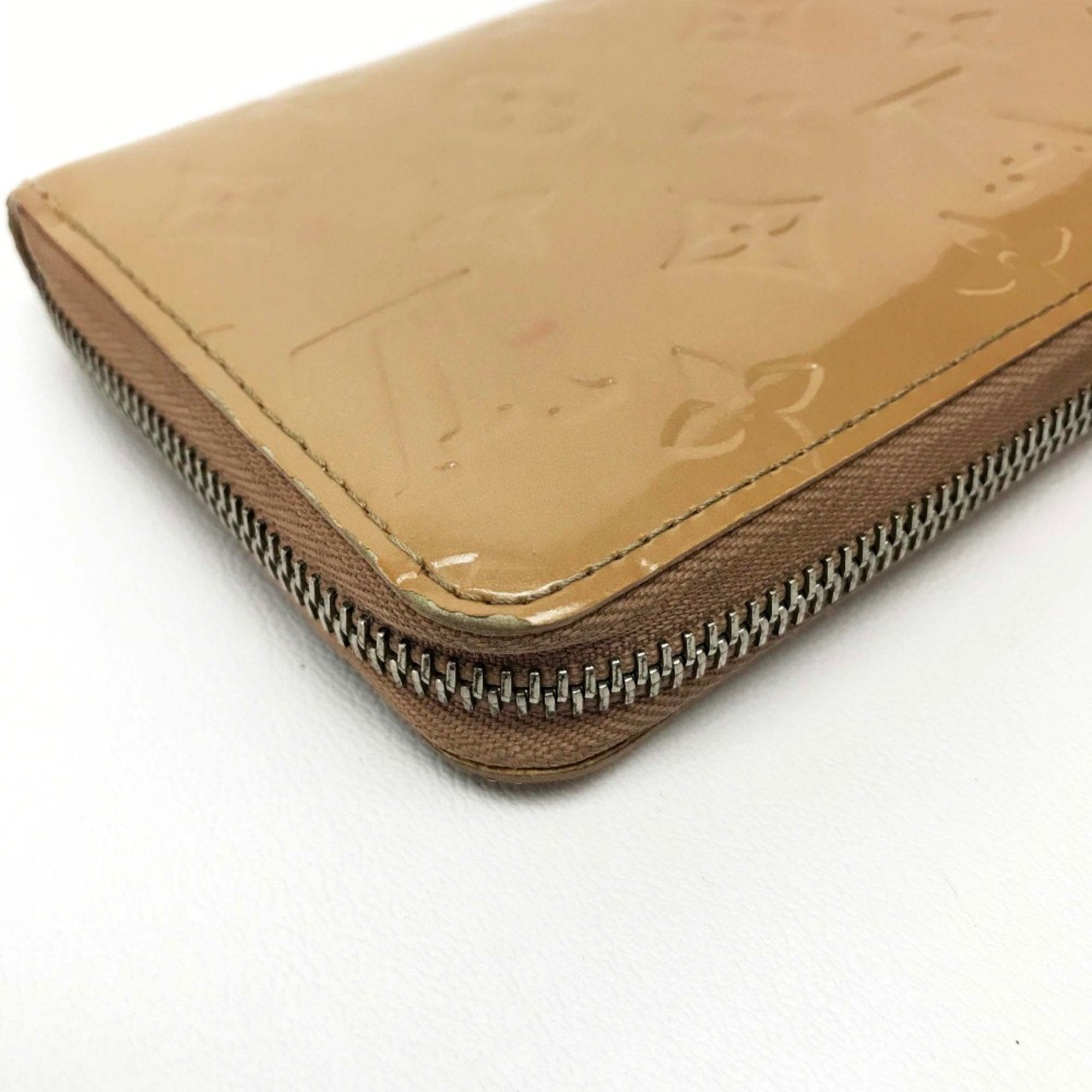 Louis Vuitton Beige Leather Long Wallet