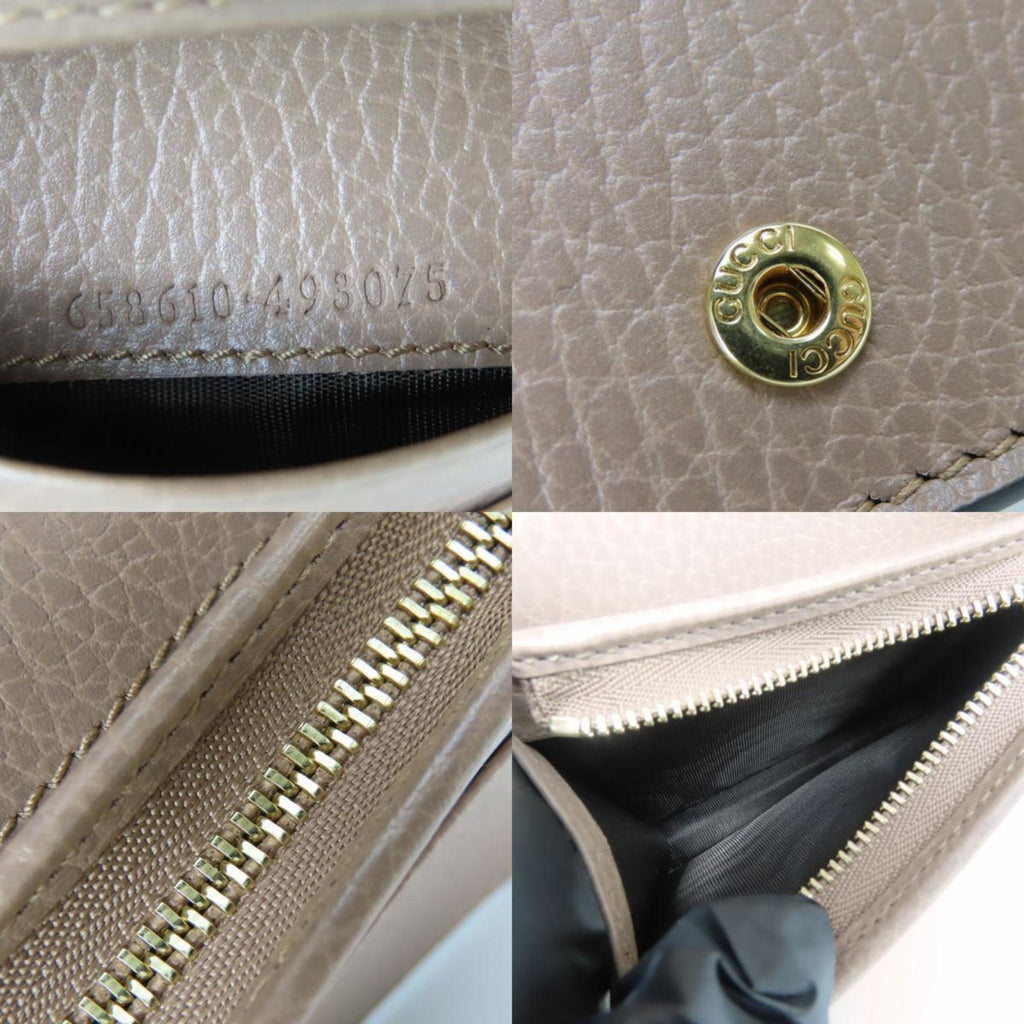 Gucci Beige Dusty Pink Gg Supreme Leather Wallet (Bi-Fold) (Pre-Owned)