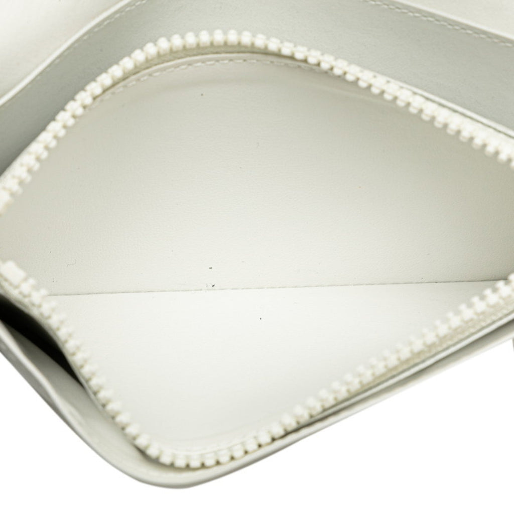 Louis Vuitton White Leather Long Wallet