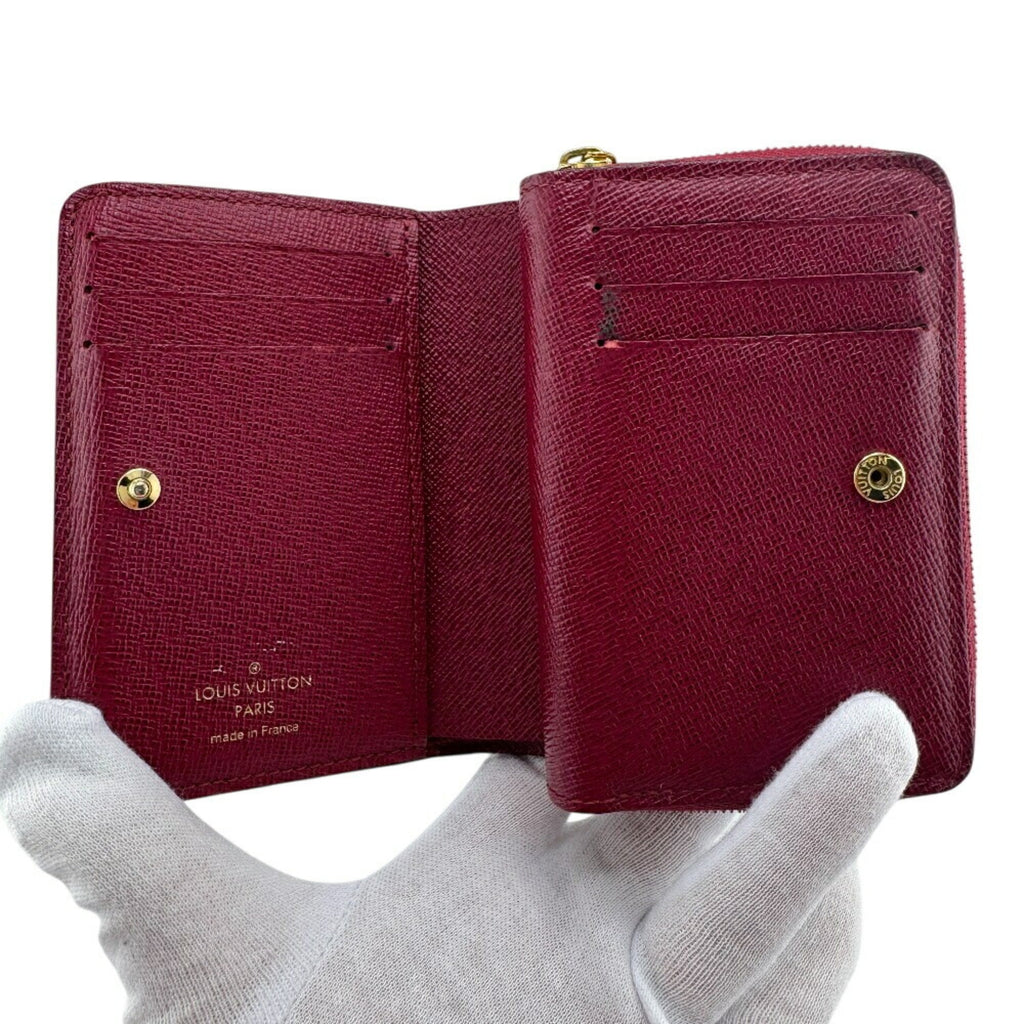 Louis Vuitton Pink Leather Wallet