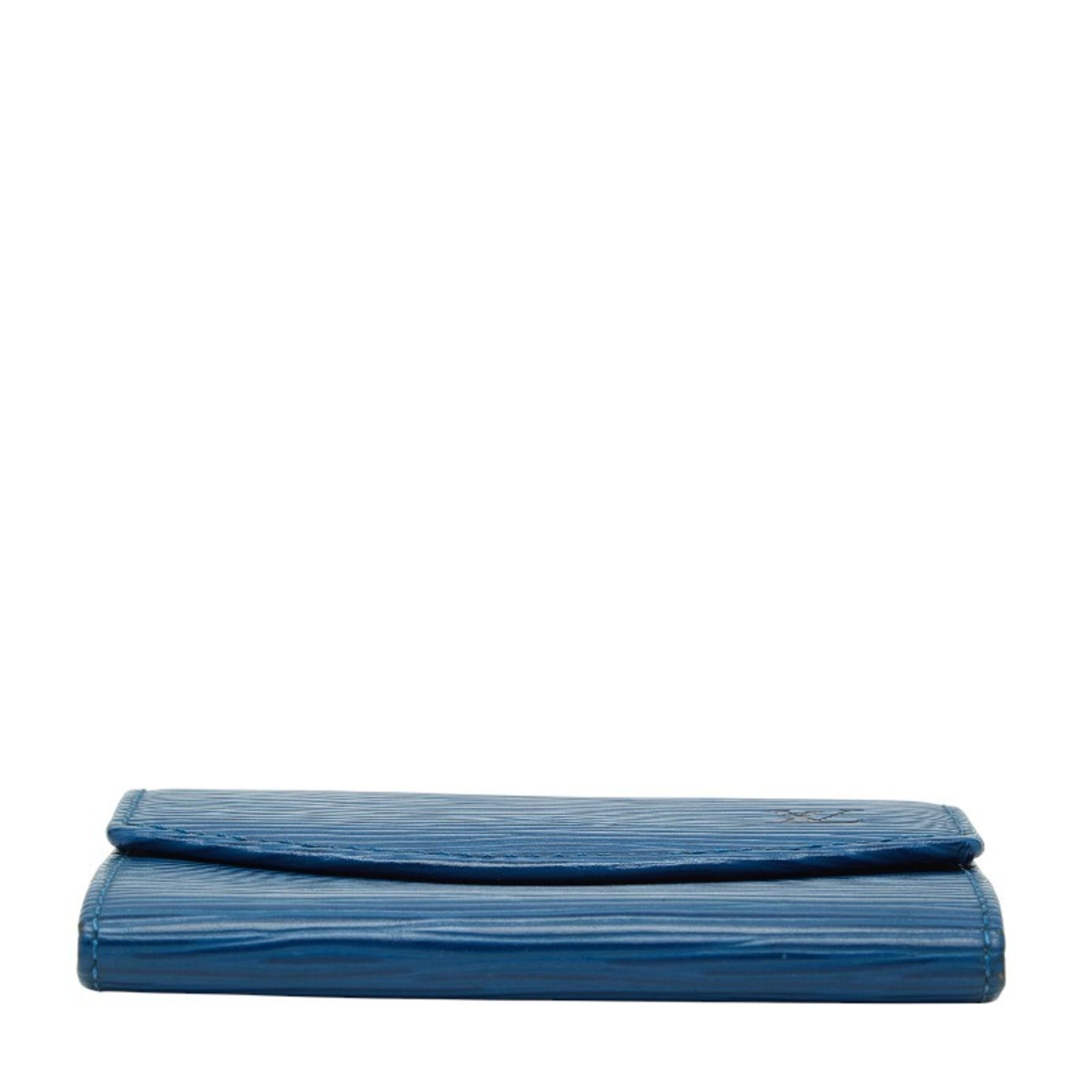 Louis Vuitton Epi Toledo Blue Leather Coin Purse/Coin Case