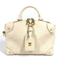 Louis Vuitton White Monogram Empreinte Handbag