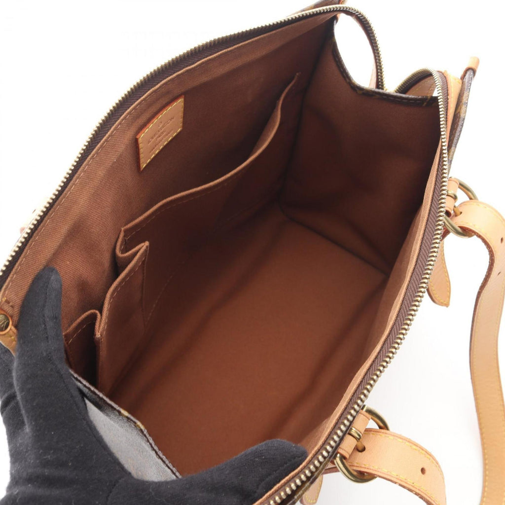 Louis Vuitton Brown Coated Canvas Pvc Monogram Leather Tote Bag