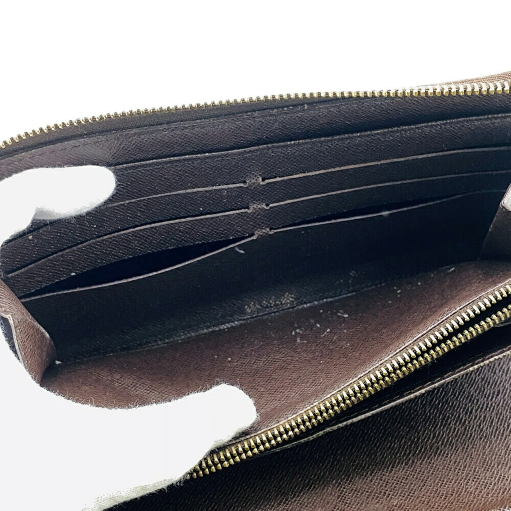 Louis Vuitton Brown Leather Long Wallet
