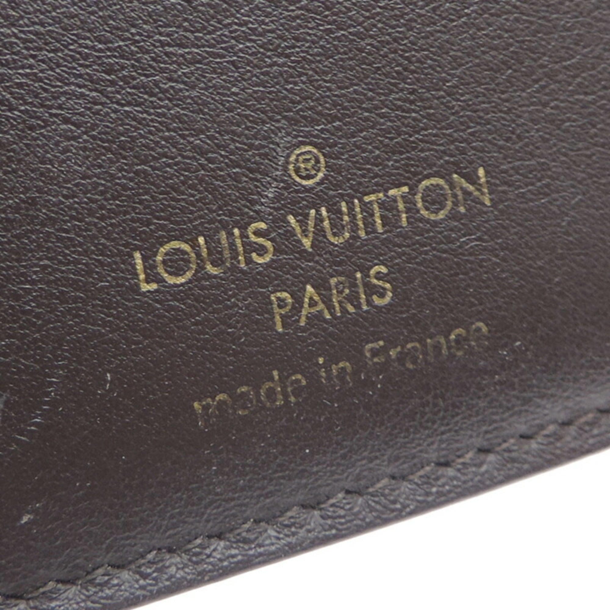 Louis Vuitton Galle Gray Leather Wallet