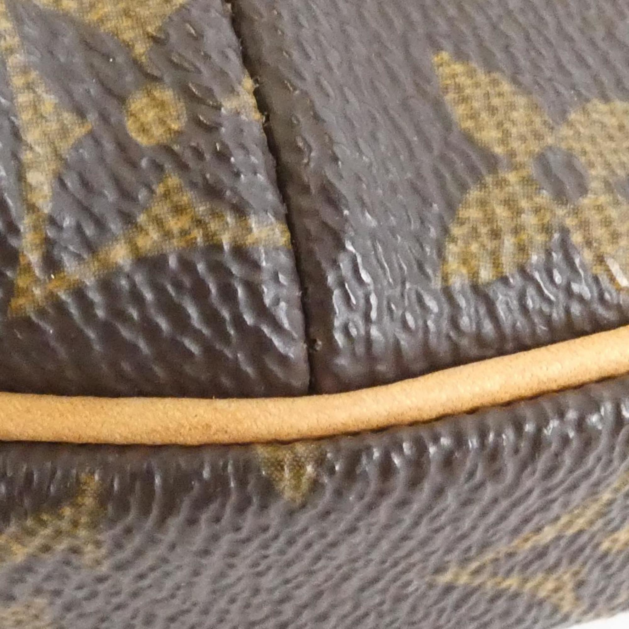 Louis Vuitton Marron Coated Canvas Shoulder Bag