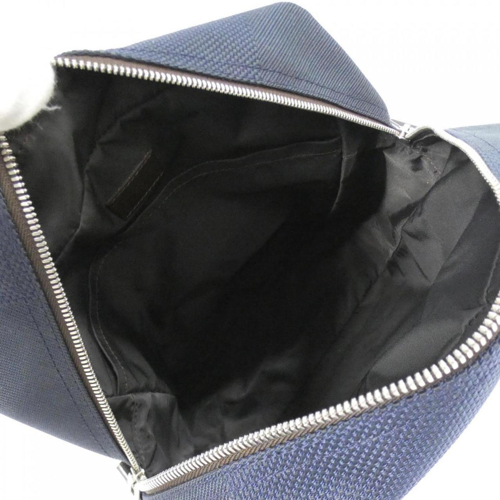 Louis Vuitton Blue Silver Canvas Shoulder Bag