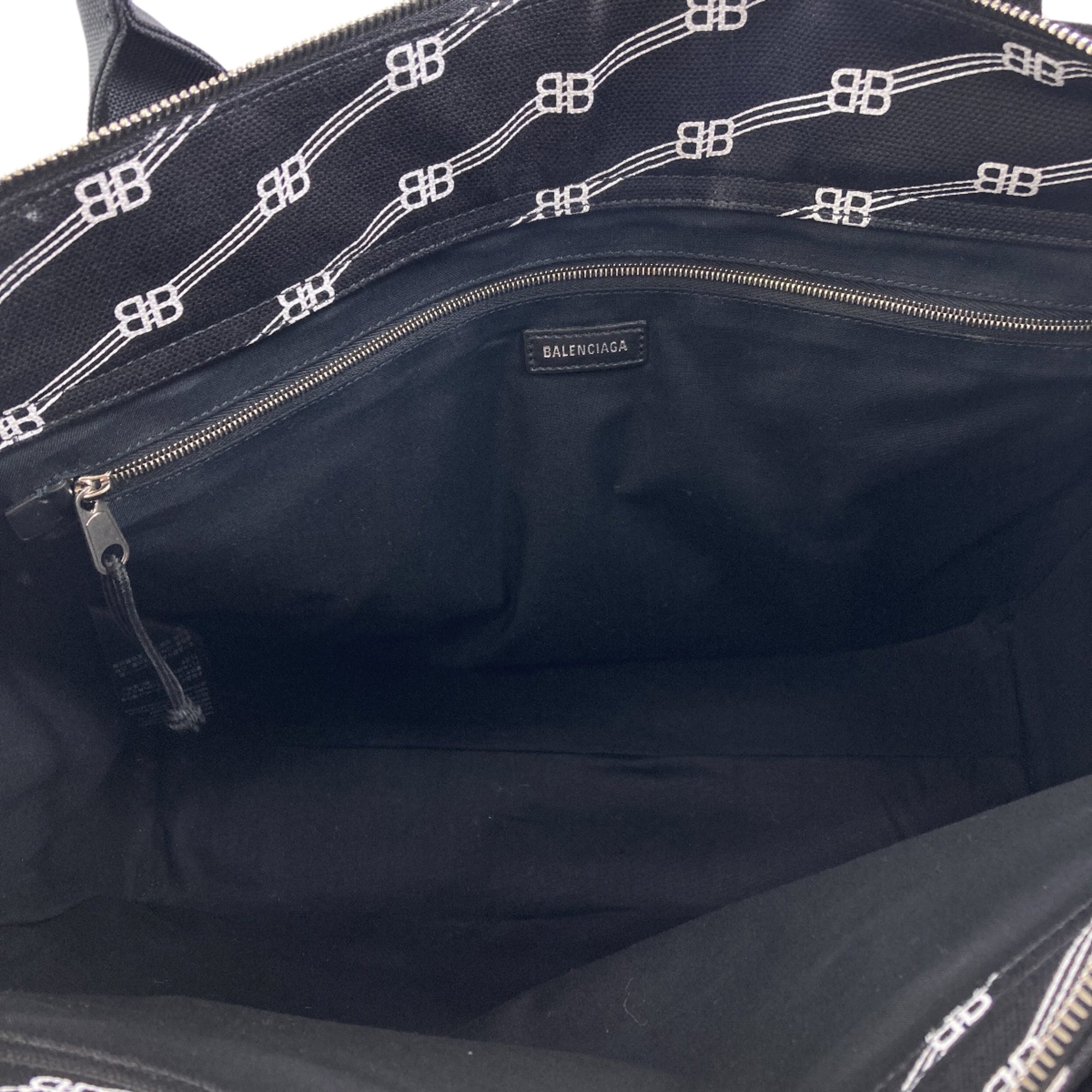 Balenciaga Black Canvas Tote