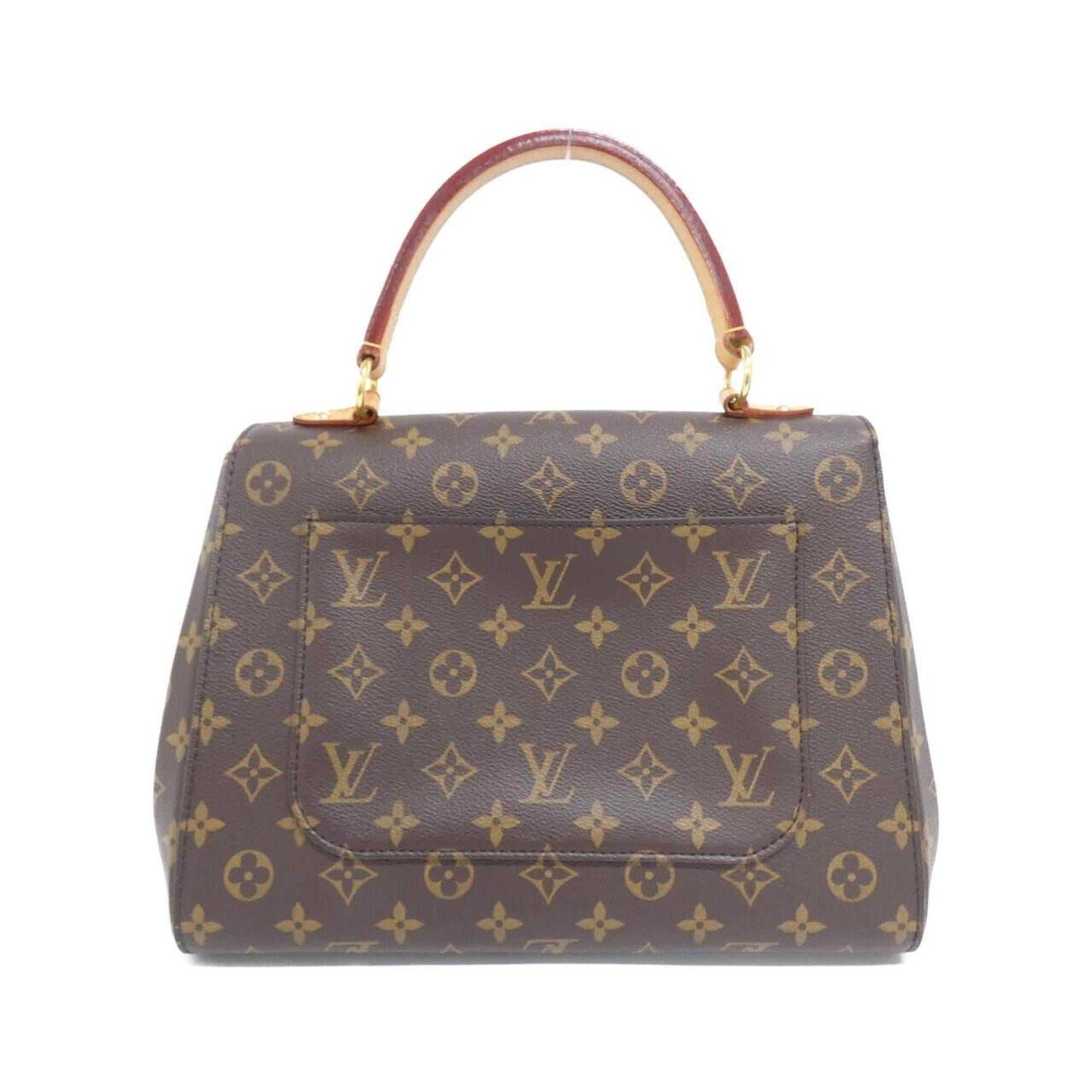 Louis Vuitton Marron Coated Canvas Handbag