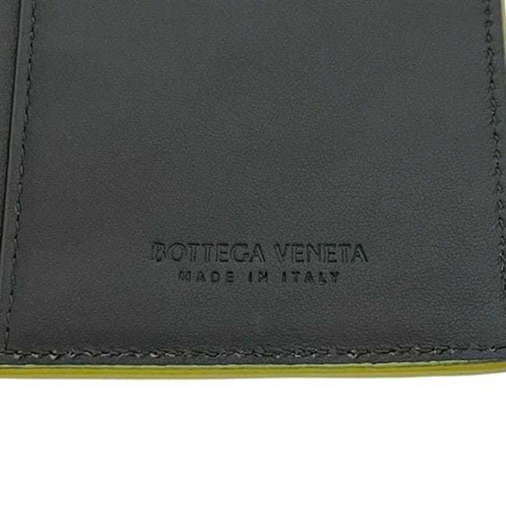 Bottega Veneta Yellow Leather Long Wallet (Bi-Fold)