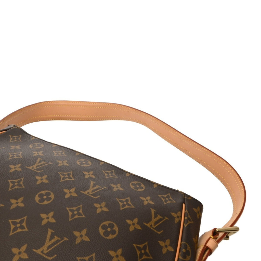 Louis Vuitton Brown Monogram Canvas Shoulder Bag