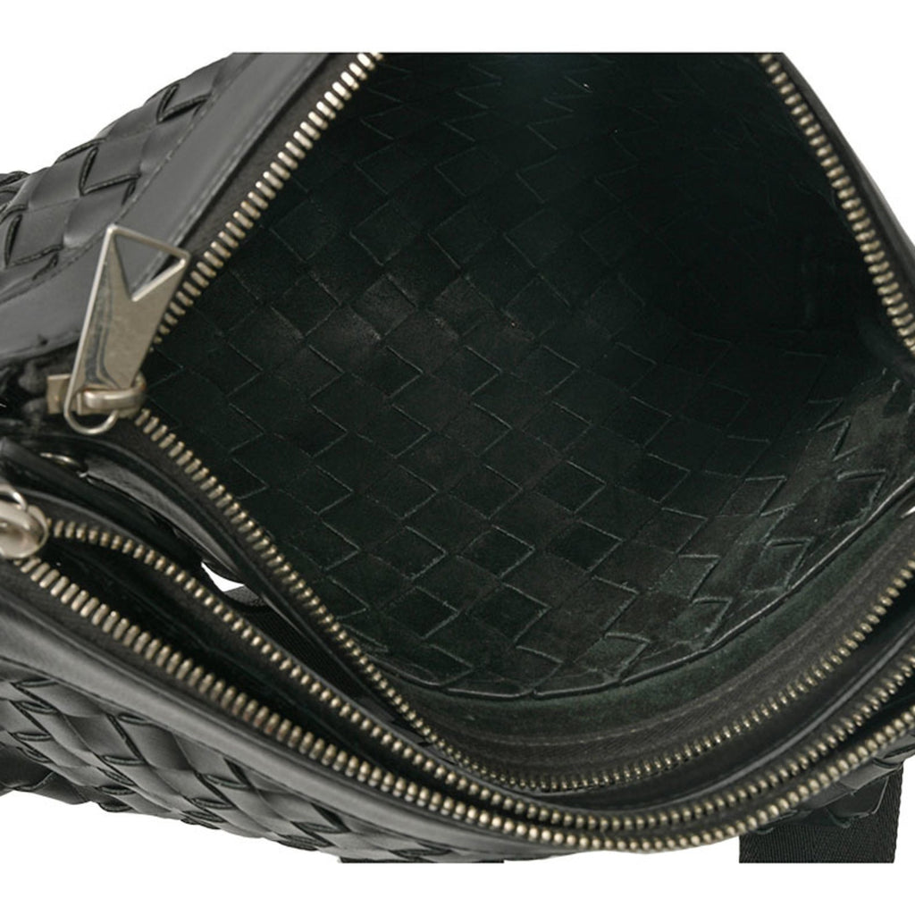 Bottega Veneta Black Polypropylene Leather Clutch Bag Shoulder Bag
