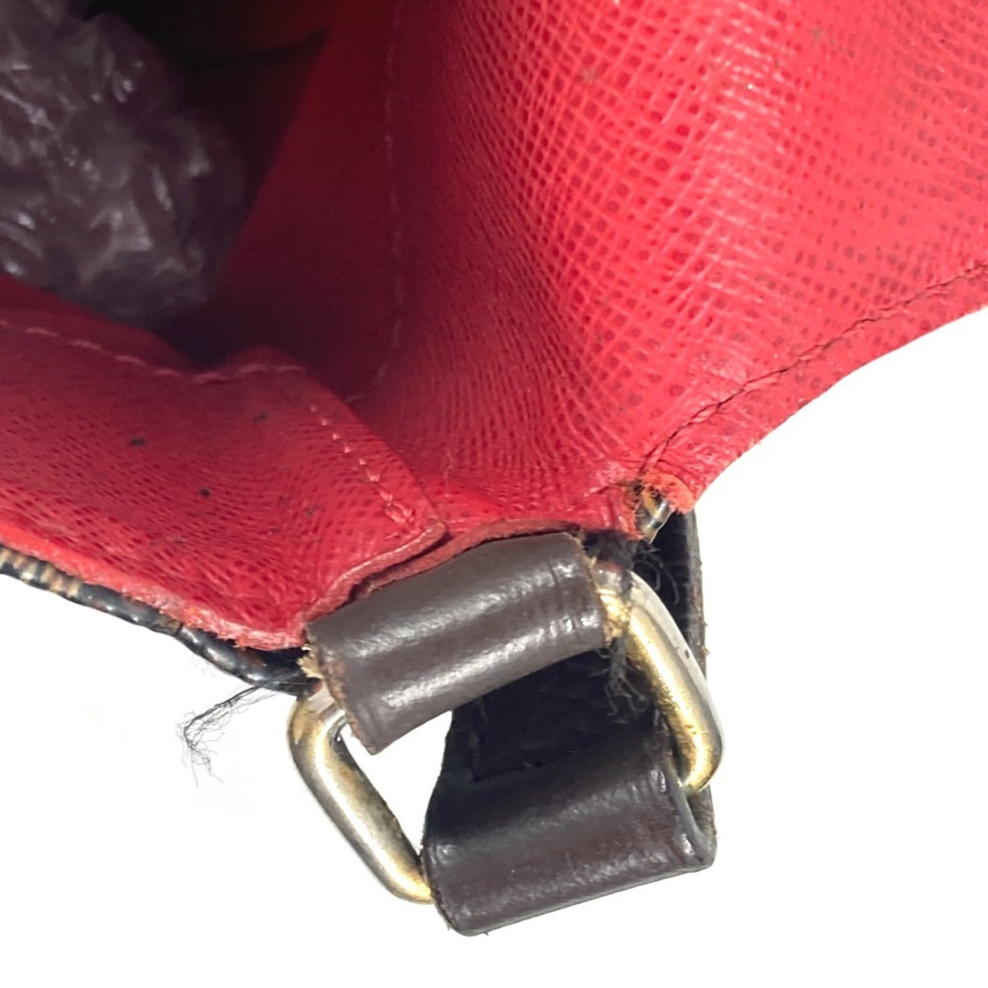 Louis Vuitton Brown Ebene Damier Canvas Pochette Shoulder Bag