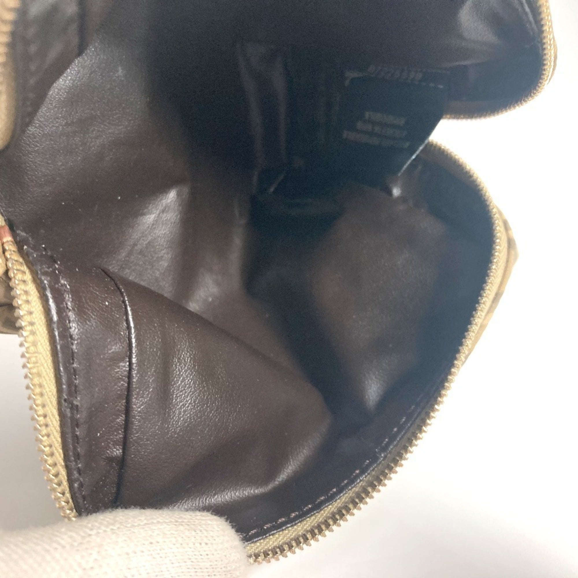 Fendi Beige Nylon Pouch