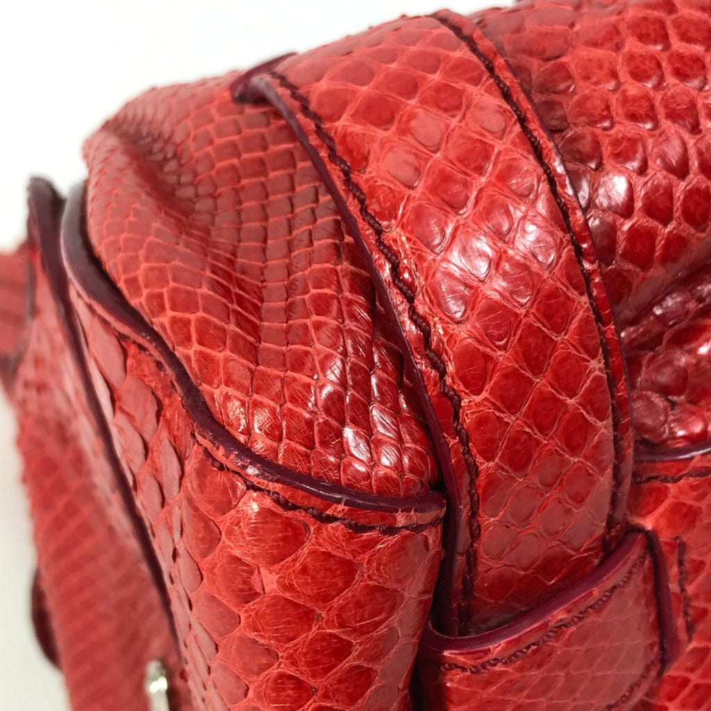 Celine Red Other Boston Bag