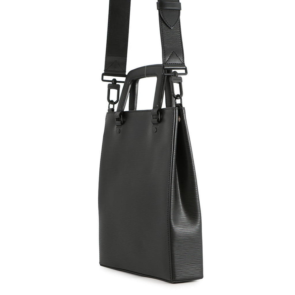 Louis Vuitton Black Noir Epi Leather Handbag