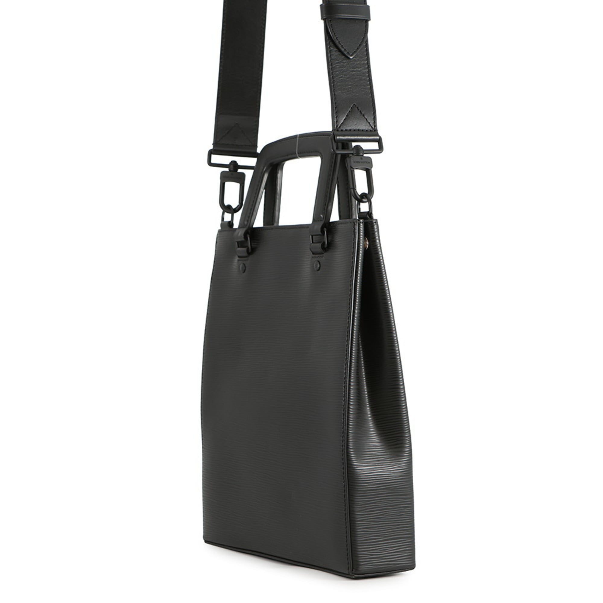 Louis Vuitton Black Noir Epi Leather Handbag