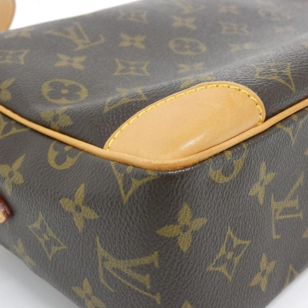 Louis Vuitton Brown Coated Canvas Shoulder Bag