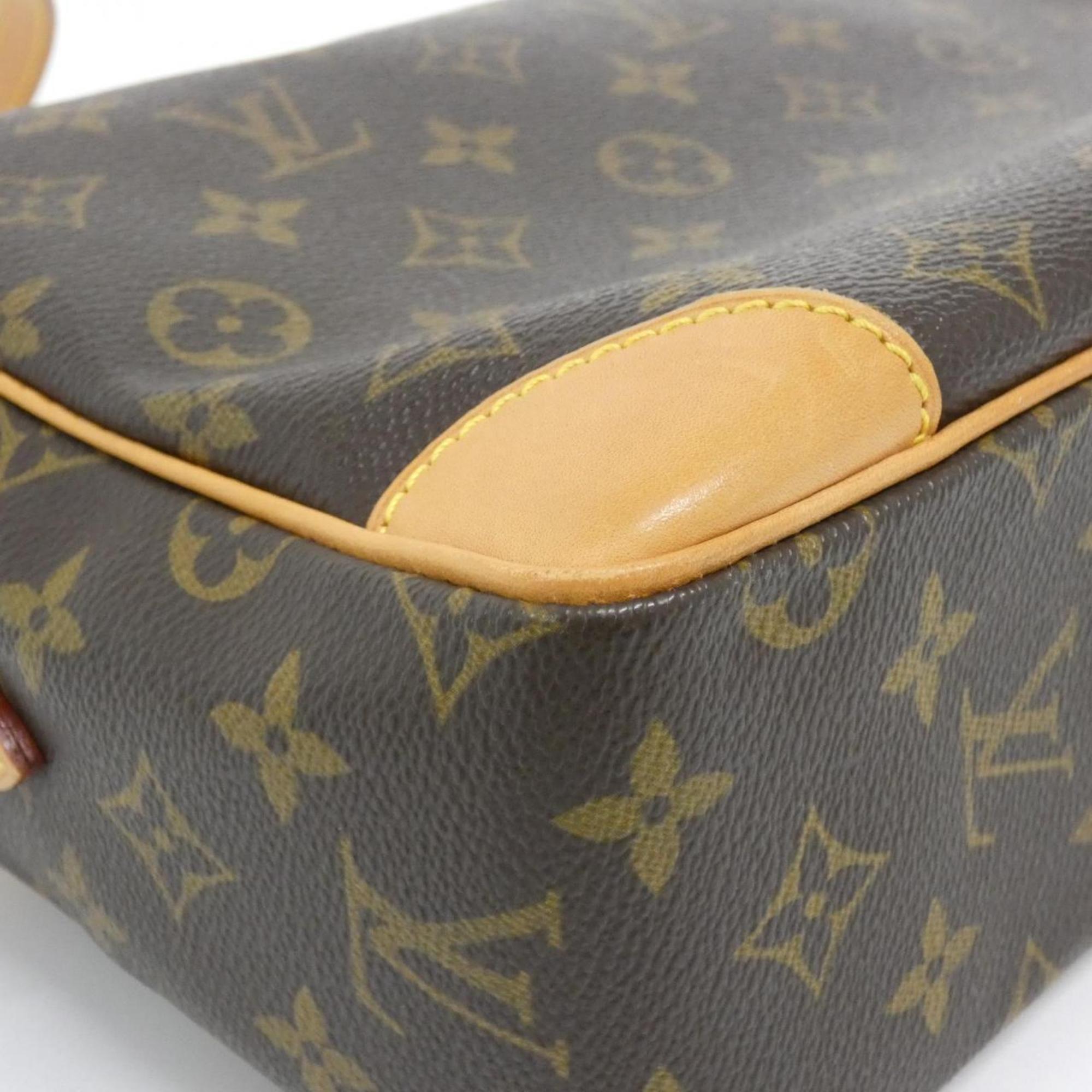 Louis Vuitton Brown Coated Canvas Shoulder Bag