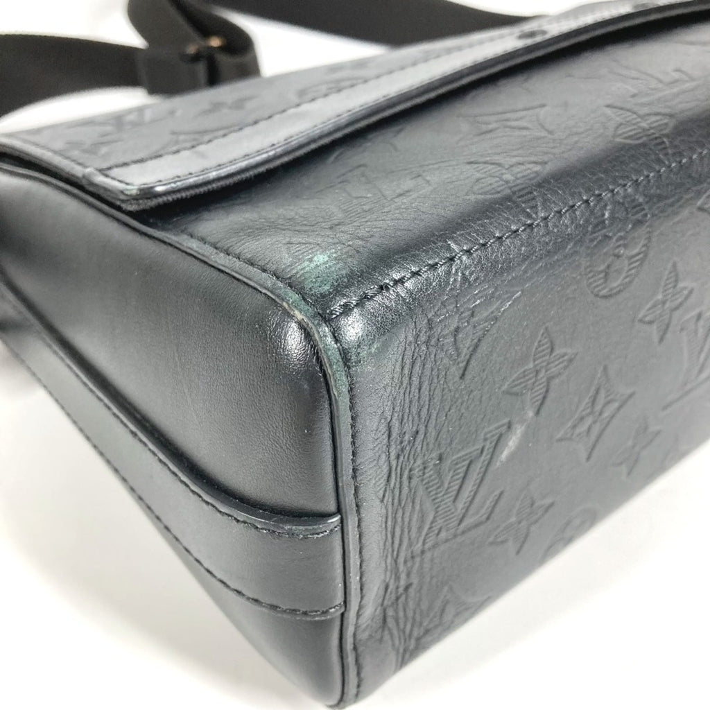 Louis Vuitton Monogram Shadow Black Monogram Shadow Messenger Bag Shoulder Bag