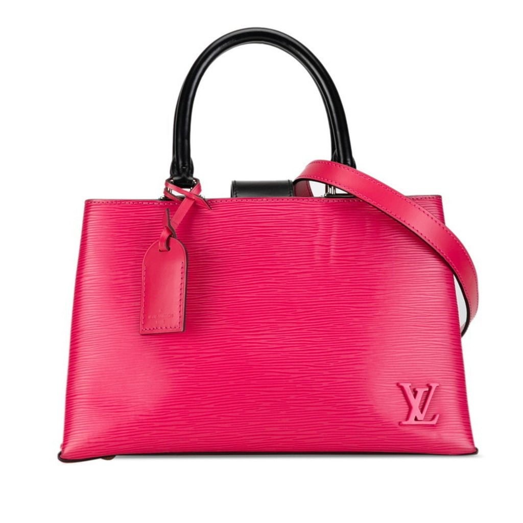 Louis Vuitton Hot Pink Leather Handbag Shoulder Bag