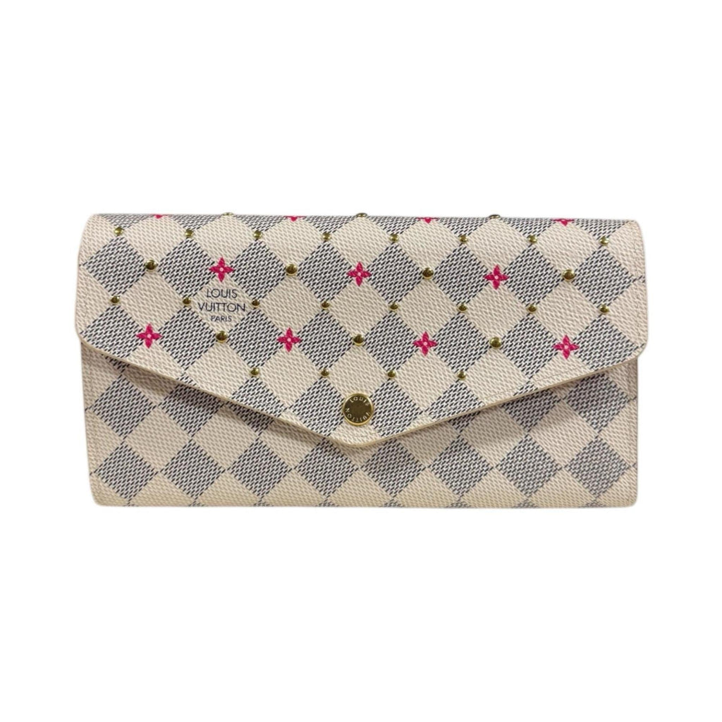Louis Vuitton Damier Azur Damier Azur White Damier Azur Long Wallet