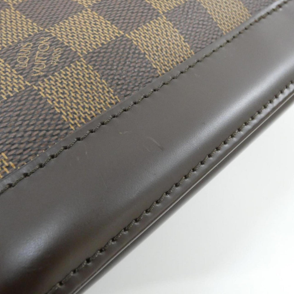 Louis Vuitton Brown Coated Canvas Handbag
