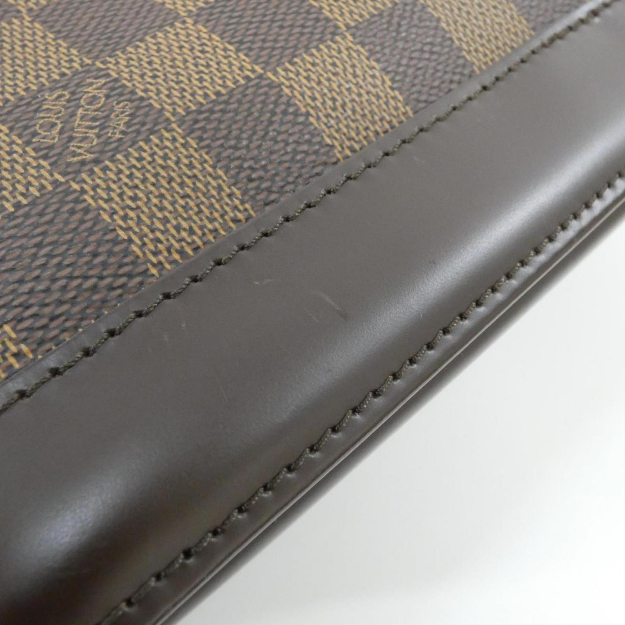 Louis Vuitton Brown Coated Canvas Handbag
