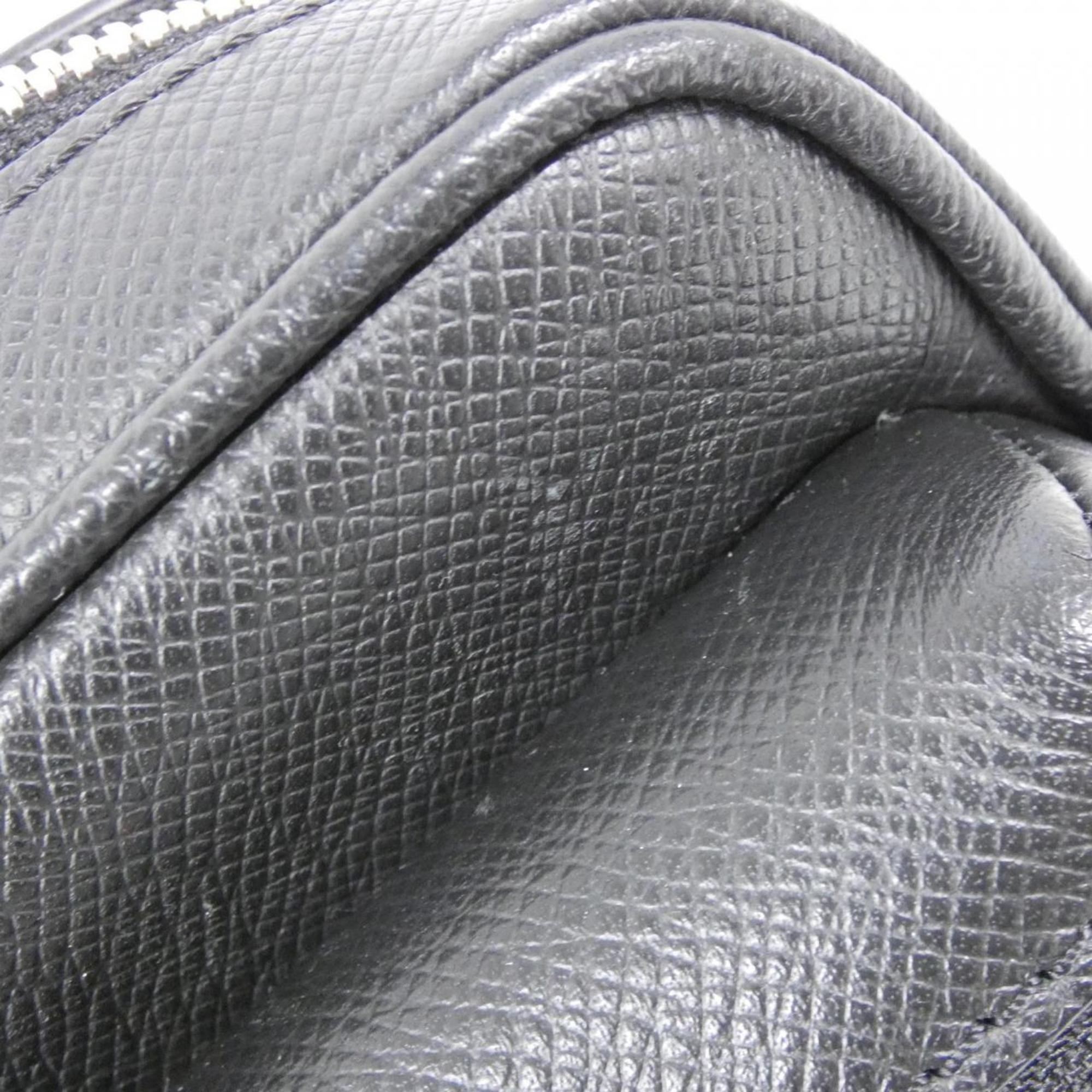 Louis Vuitton Black Leather Shoulder Bag
