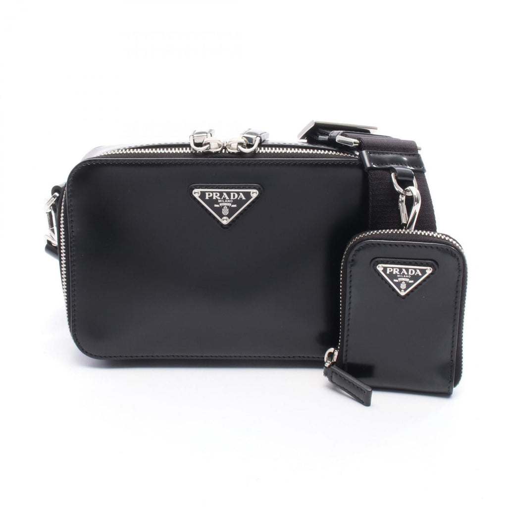 Prada Black Leather Shoulder Bag