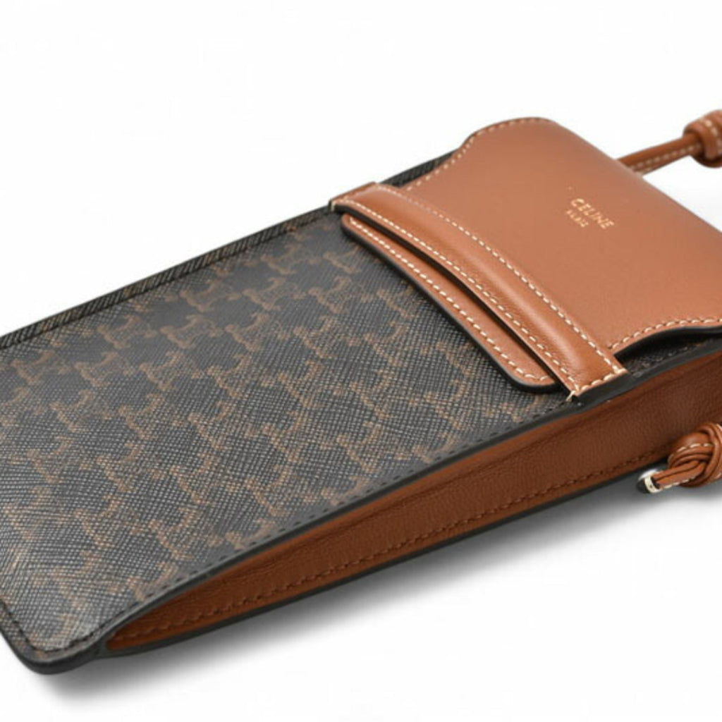 Celine Brown Pvc Leather Shoulder Bag