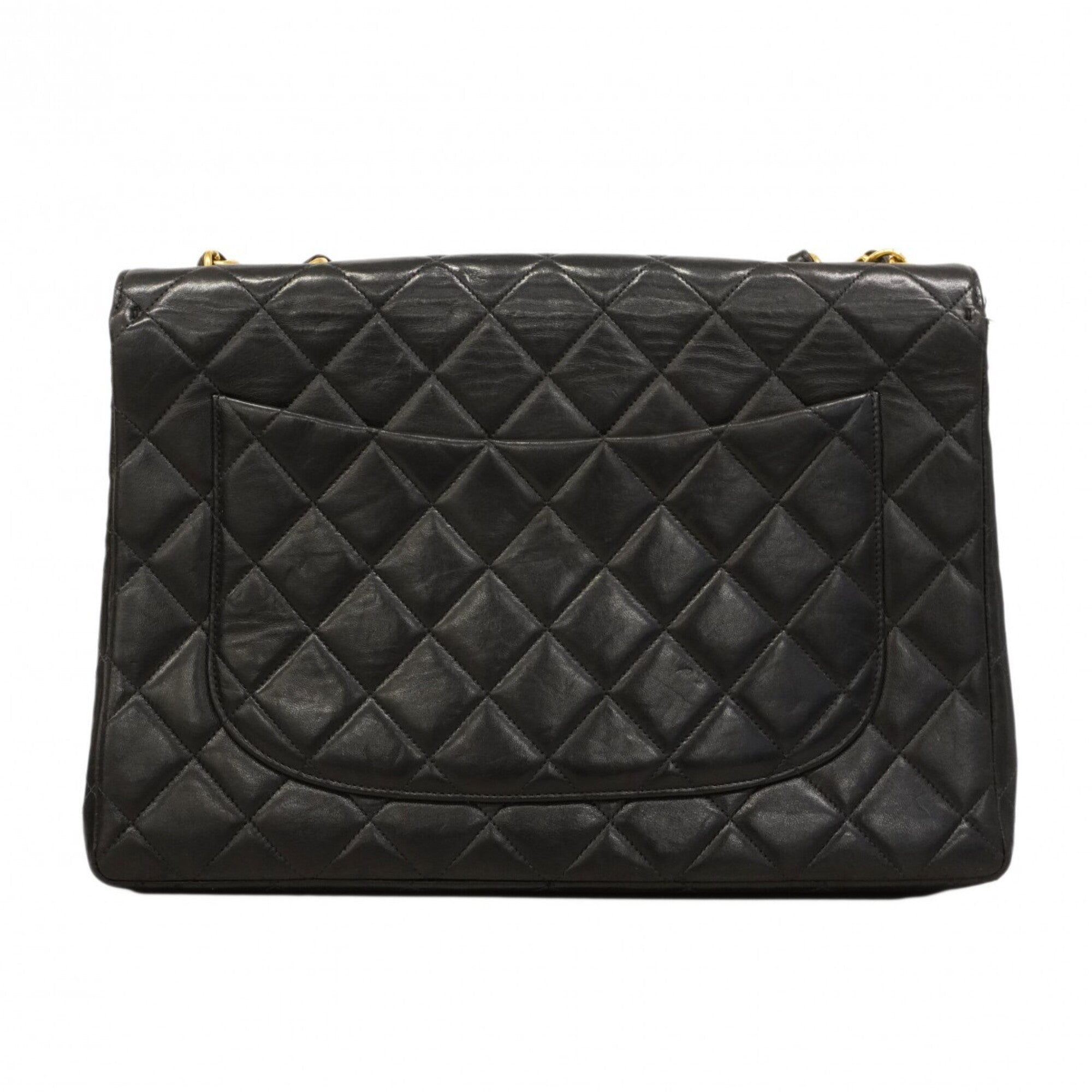 Chanel Black Leather Shoulder Bag