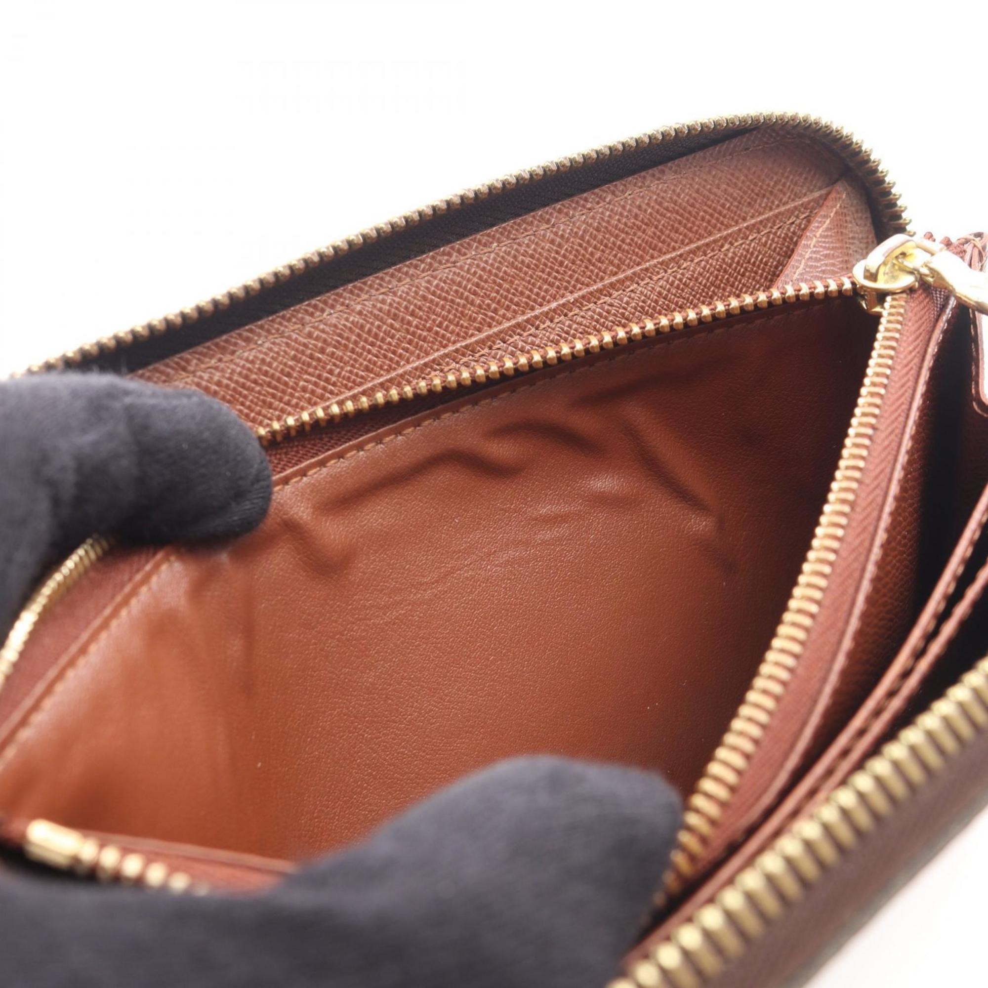 Louis Vuitton Brown Monogram Multi-Color Rose Monogram Rose Long Wallet