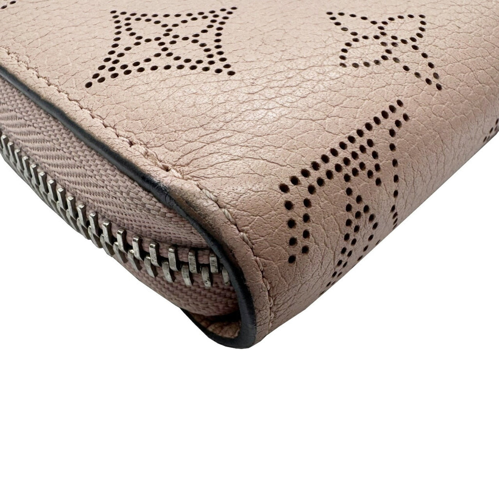 Louis Vuitton Mahina Pink Mahina Leather Long Wallet