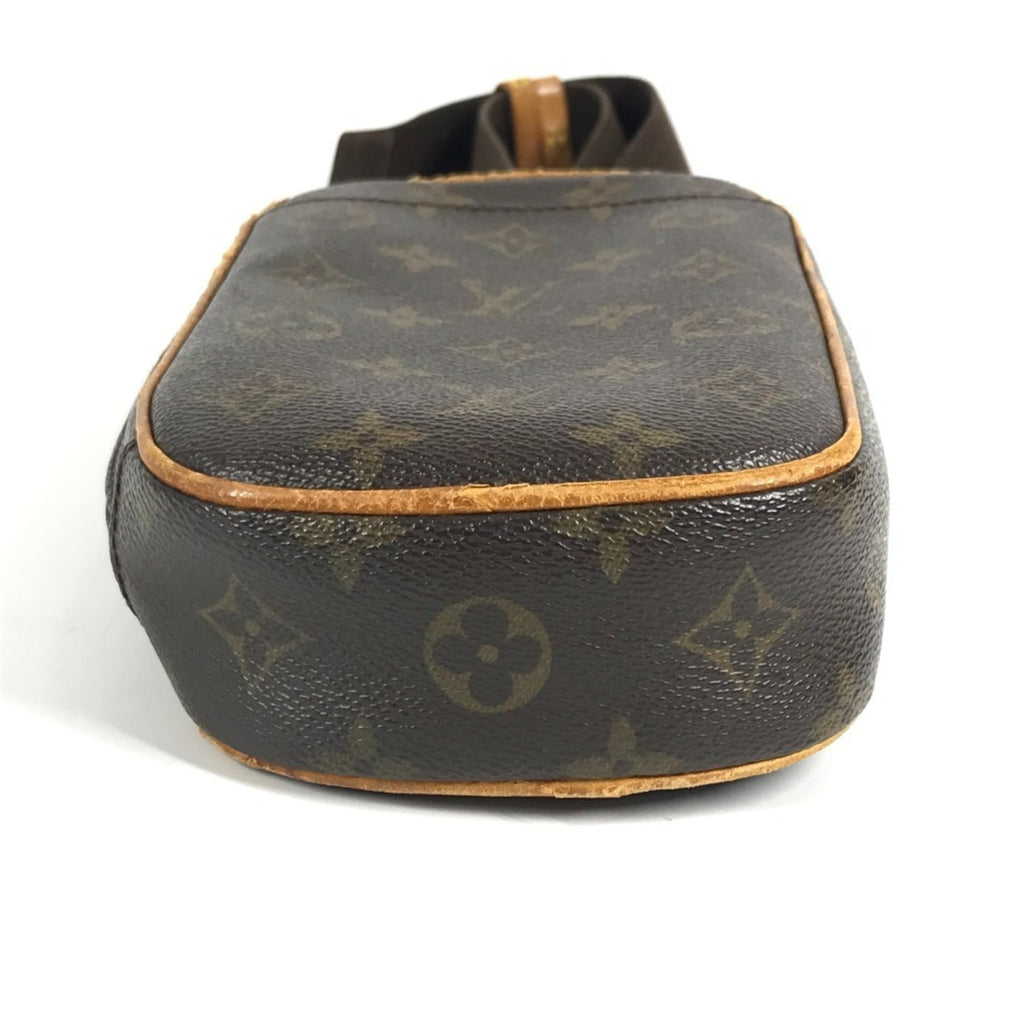 Louis Vuitton Brown Monogram Pochette Shoulder Bag Sling Bag