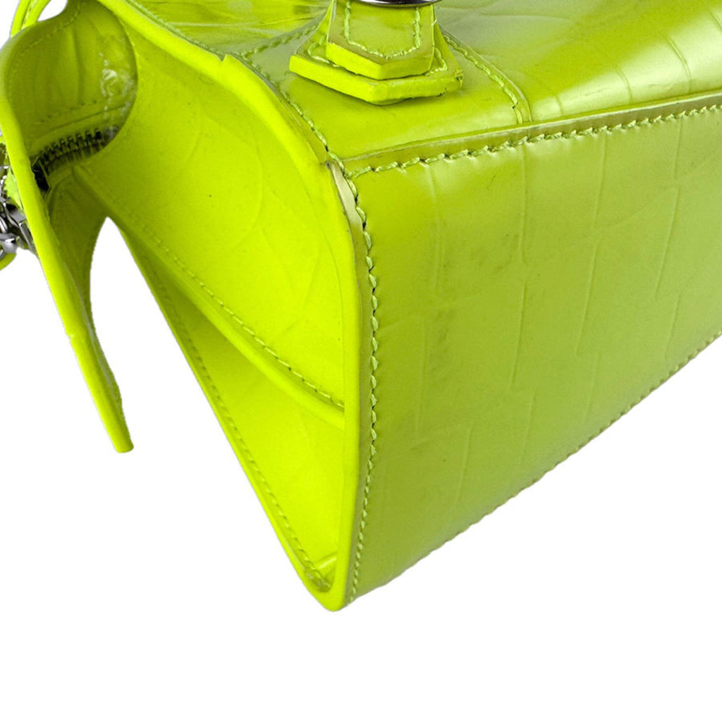 Balenciaga Yellow Leather Handbag Shoulder