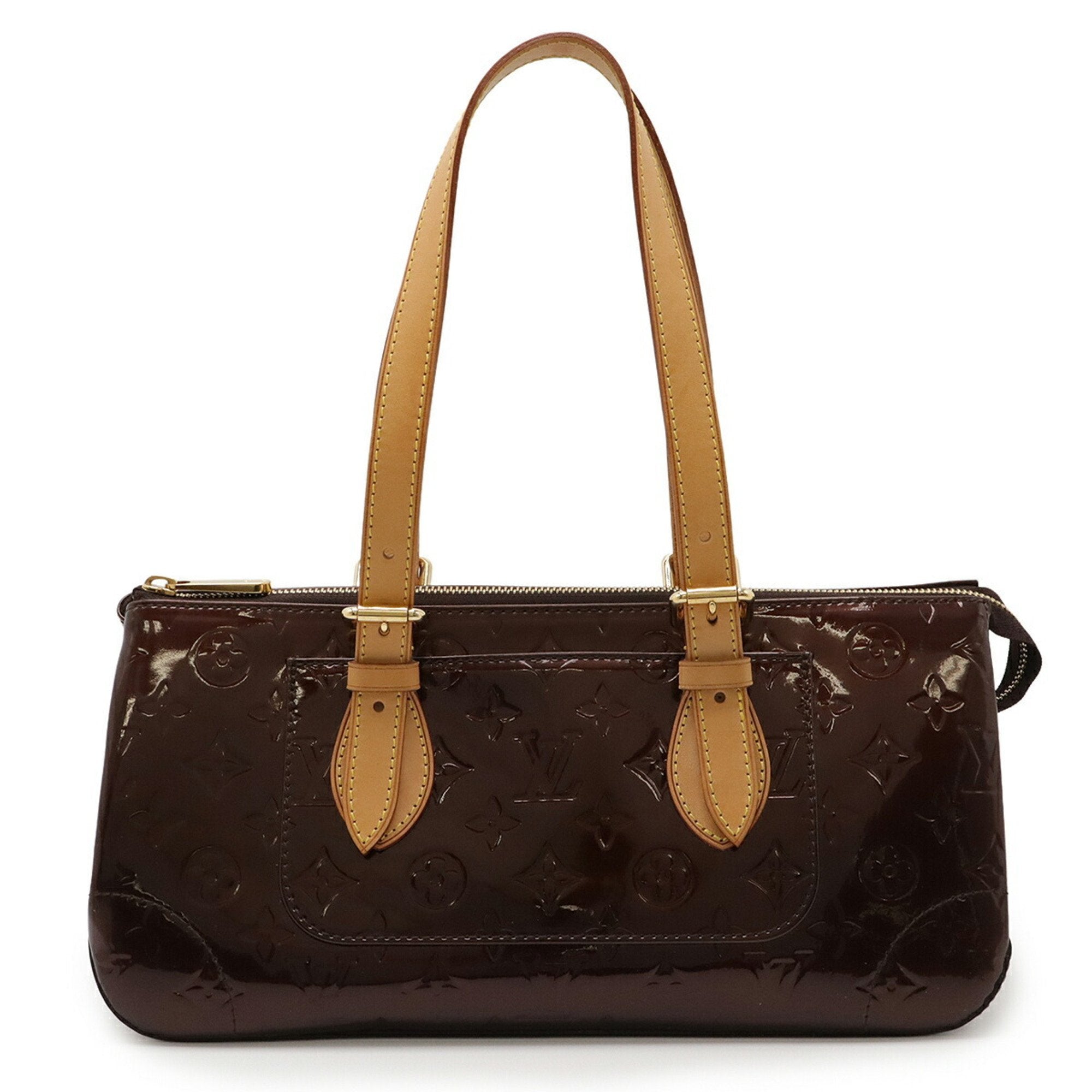 Louis Vuitton Amarante Monogram Vernis Handbag Shoulder Bag Tote Bag