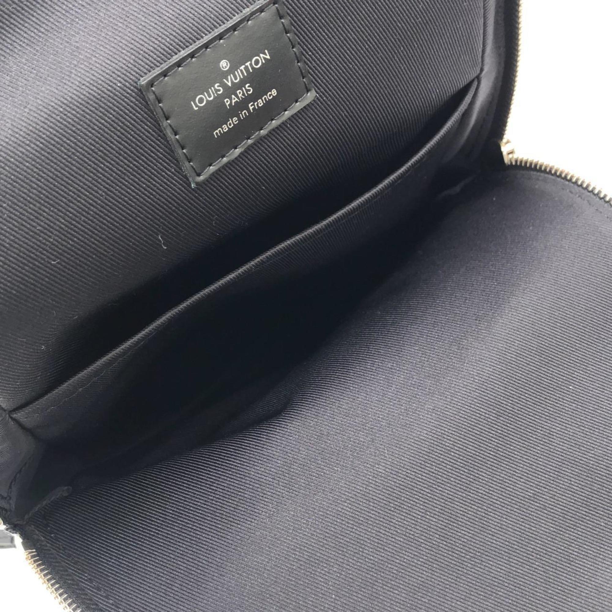 Louis Vuitton Graphite Coated Canvas Shoulder Bag