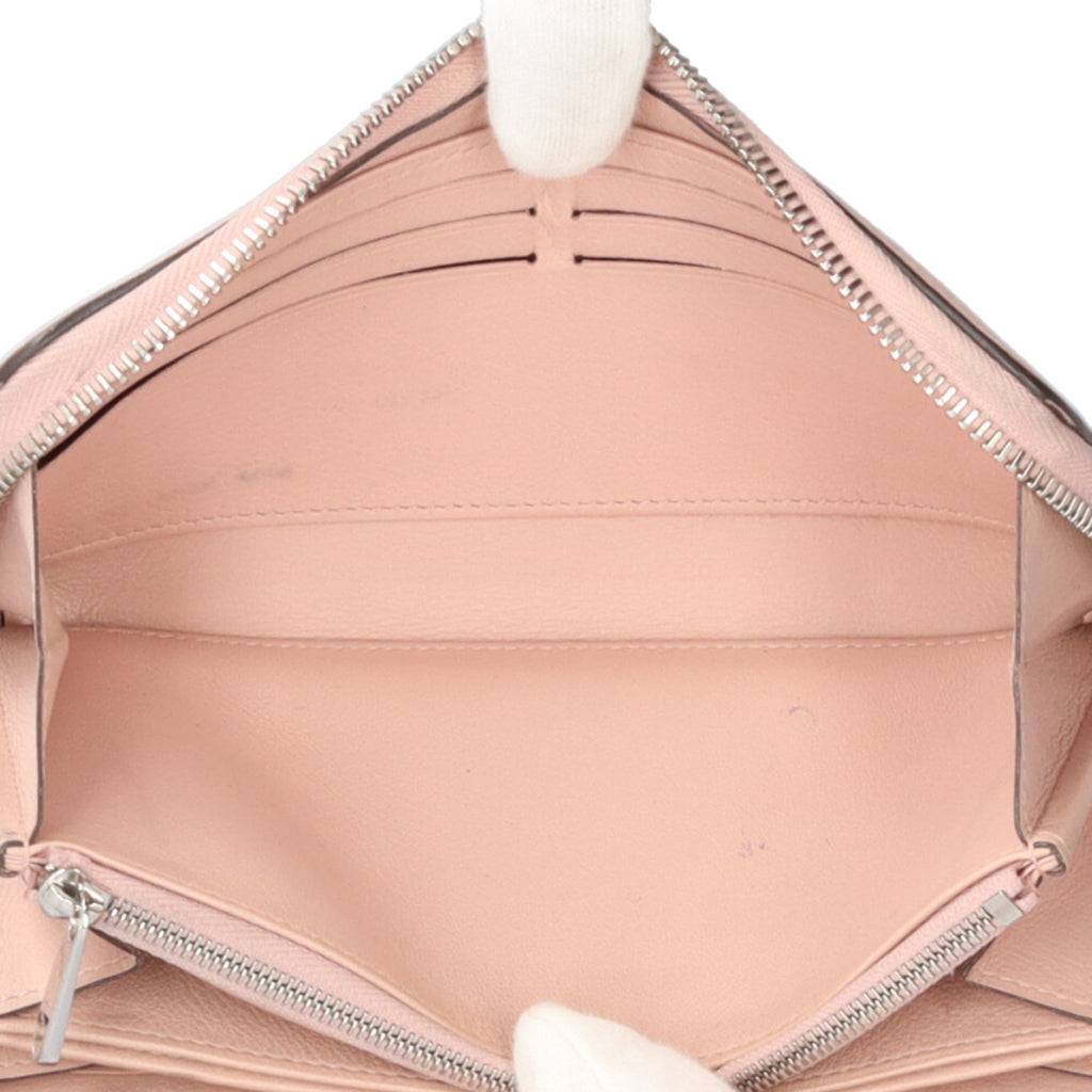 Louis Vuitton Mahina Magnolia Pink Mahina Leather Long Wallet