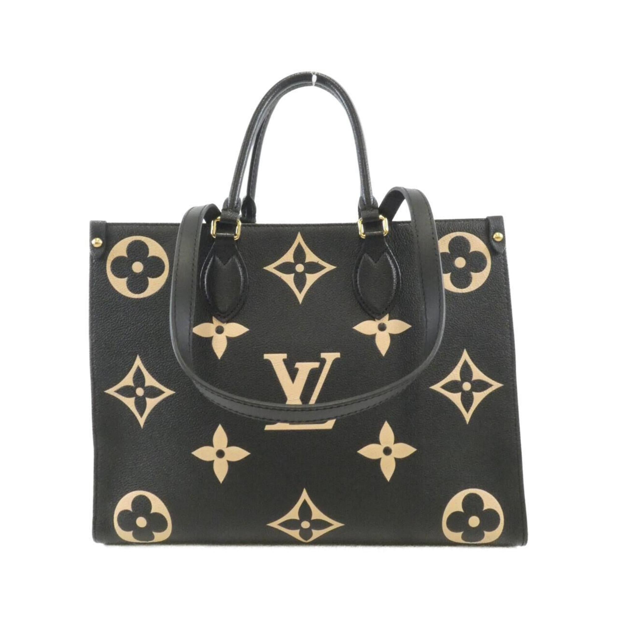 Louis Vuitton Monogram Empreinte Beige Bicolor Black Monogram Empreinte Handbag