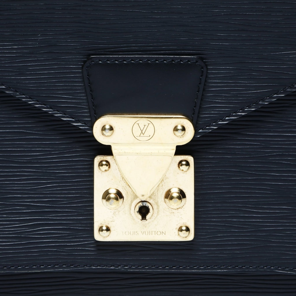 Louis Vuitton Epi Black Epi Leather Handbag