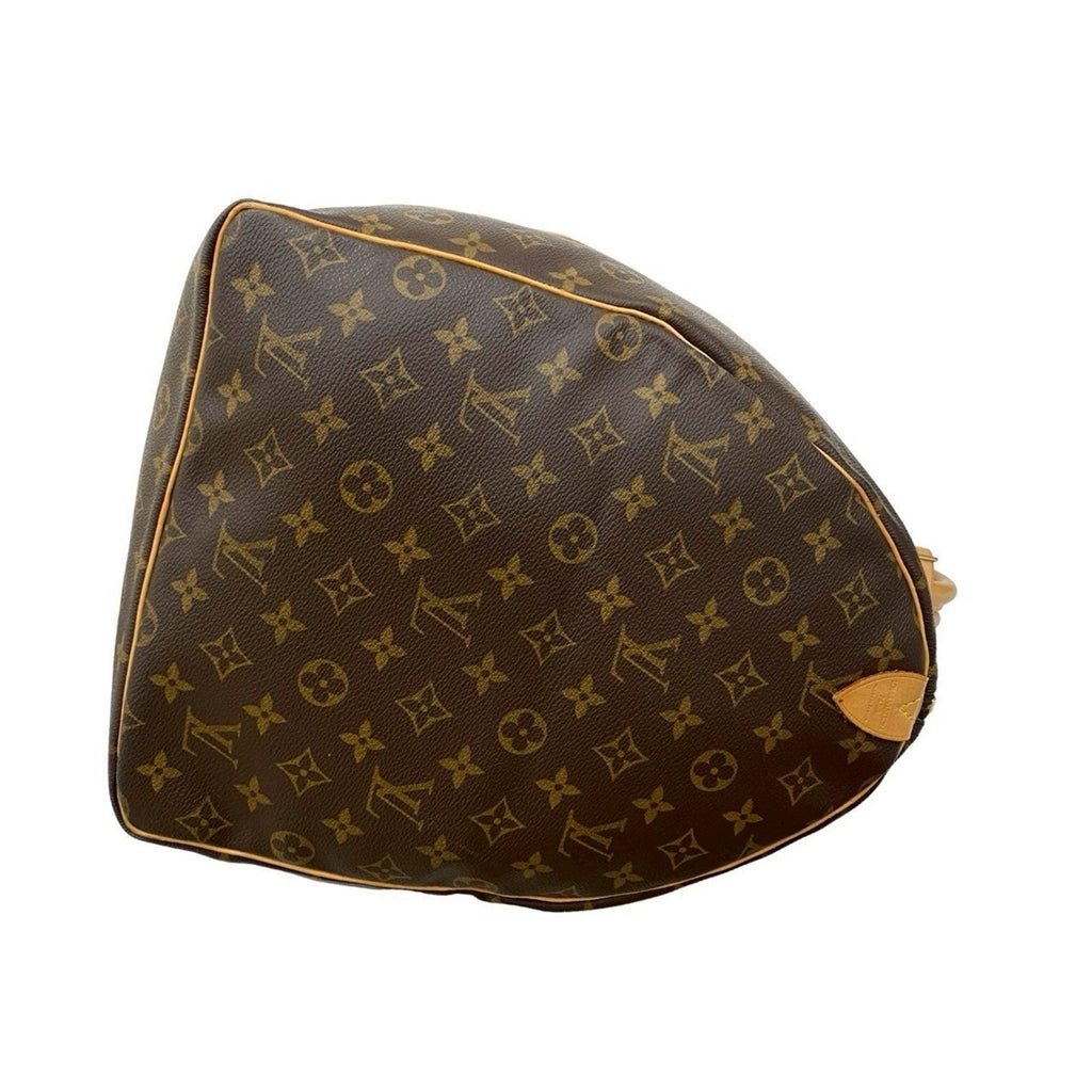 Louis Vuitton Brown Leather Pvc Boston Bag Handbag
