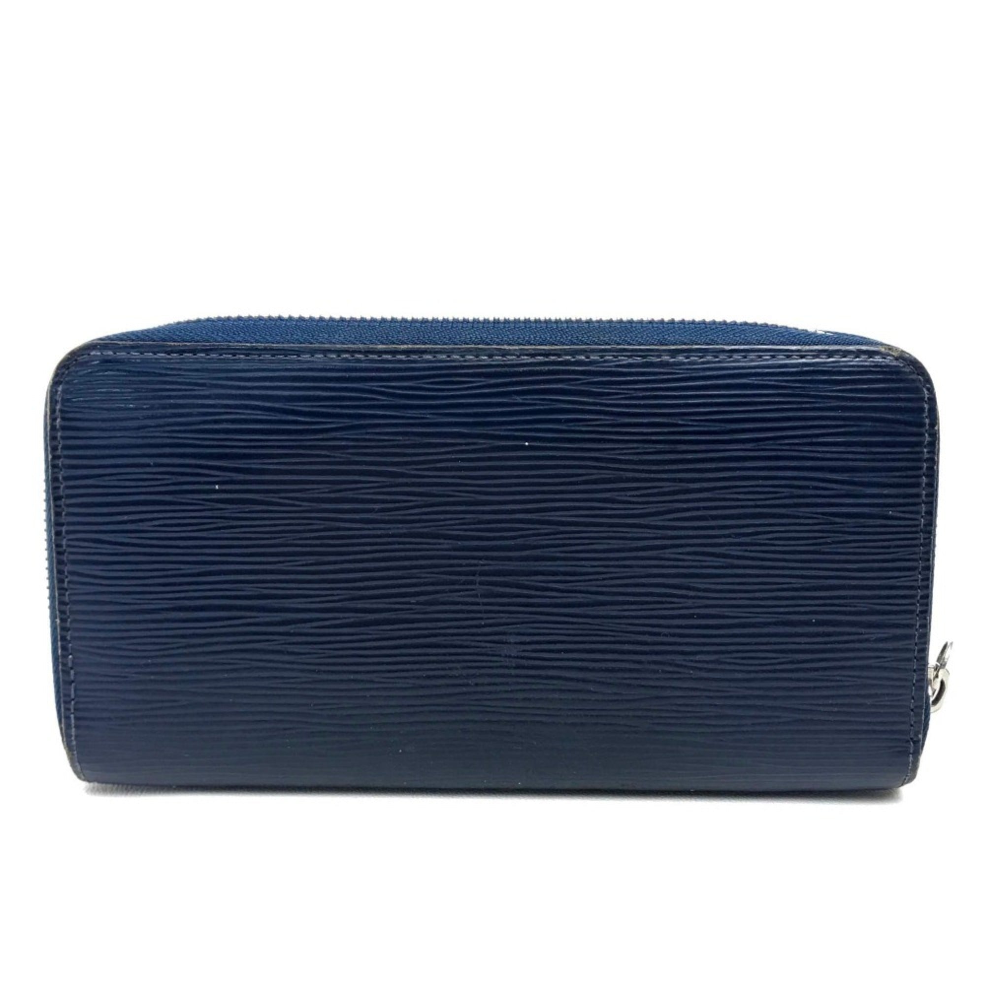 Louis Vuitton Blue Leather Long Wallet