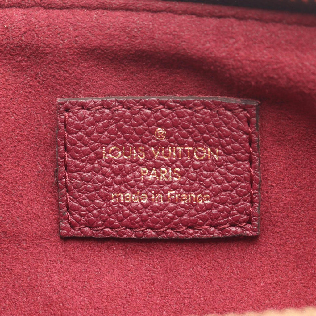 Louis Vuitton Brown Monogram Pink Coated Canvas Leather Shoulder Bag