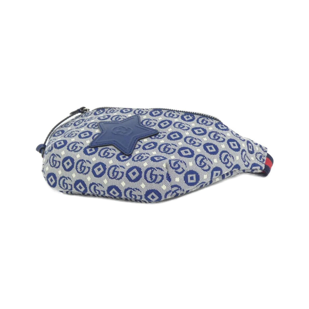Gucci Blue White Fanny Pack (Pre-Owned)