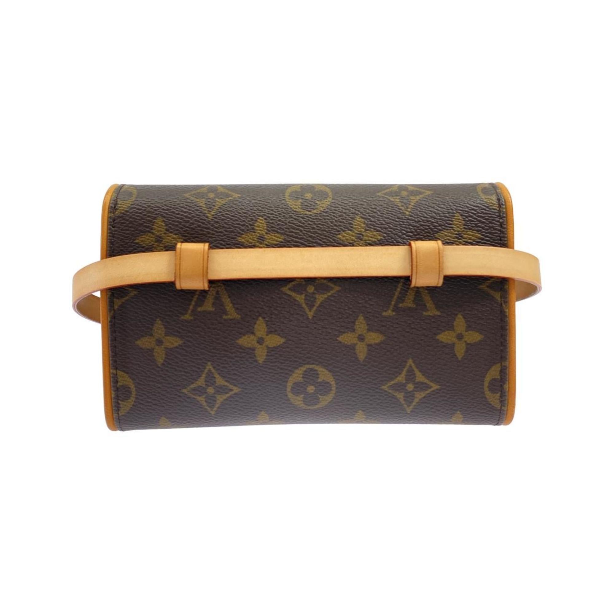 Louis Vuitton Marron Coated Canvas Fanny Pack Pochette