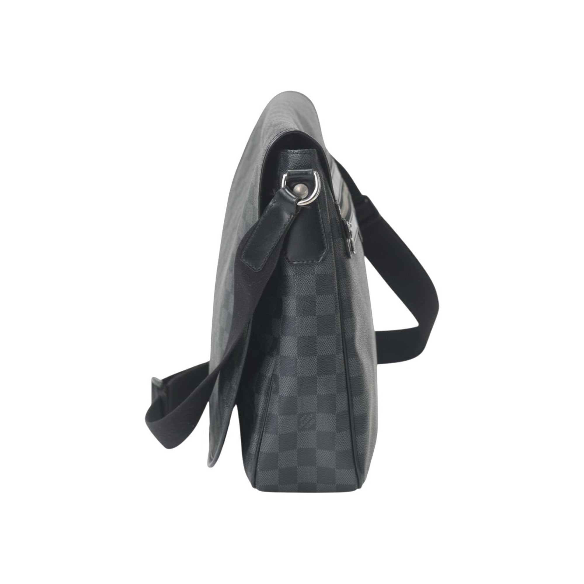Louis Vuitton Black Damier Graphite Damier Graphite Shoulder Bag